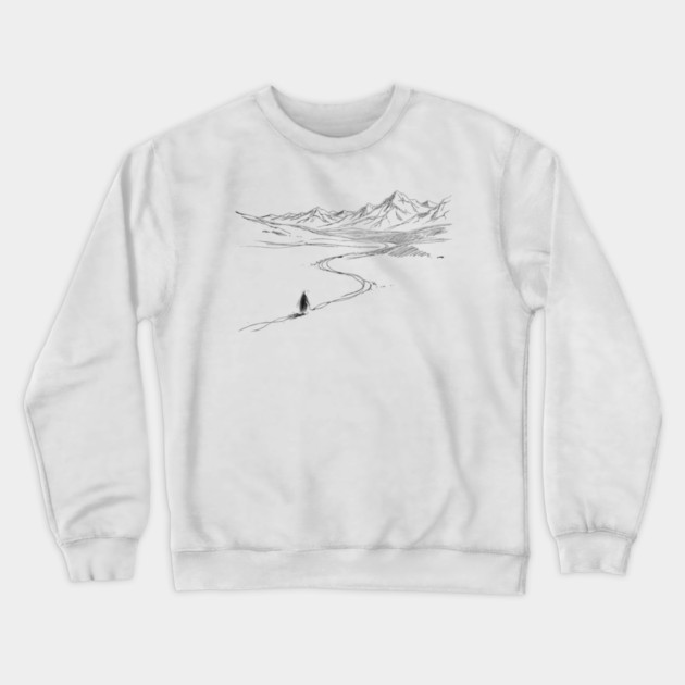 Nihilist Penguin Crewneck Sweatshirt by Creatifly Graphic Tees