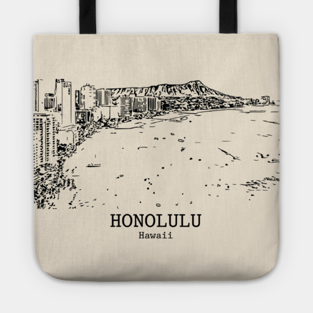 Honolulu - Hawaii Tote by Lakeric