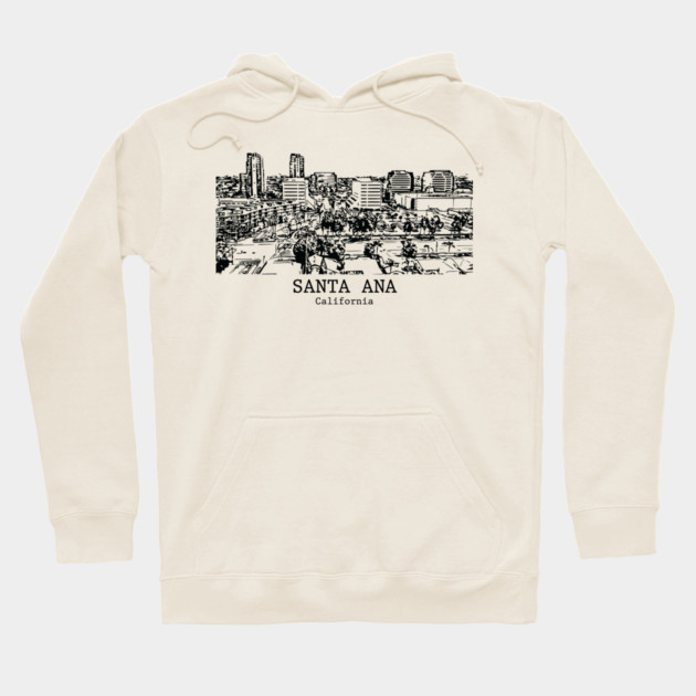 Santa Ana - California Hoodie by Lakeric