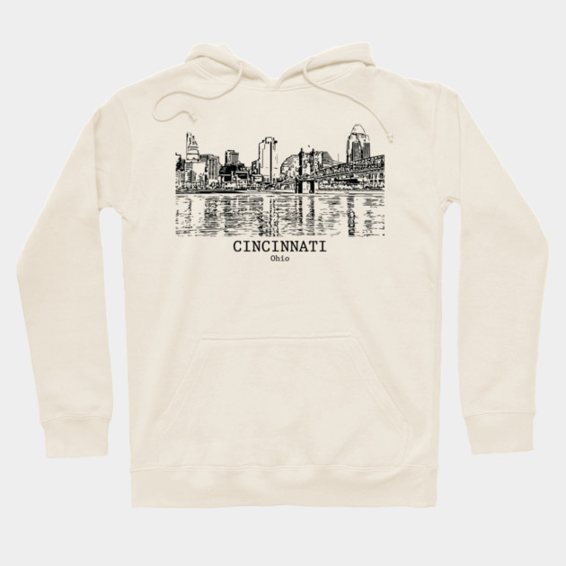 Cincinnati - Ohio Hoodie by Lakeric