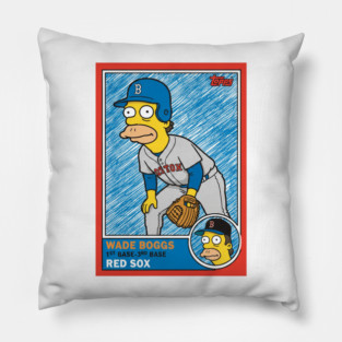 1983 Rookie Wade Boggs Red Sox Pillow