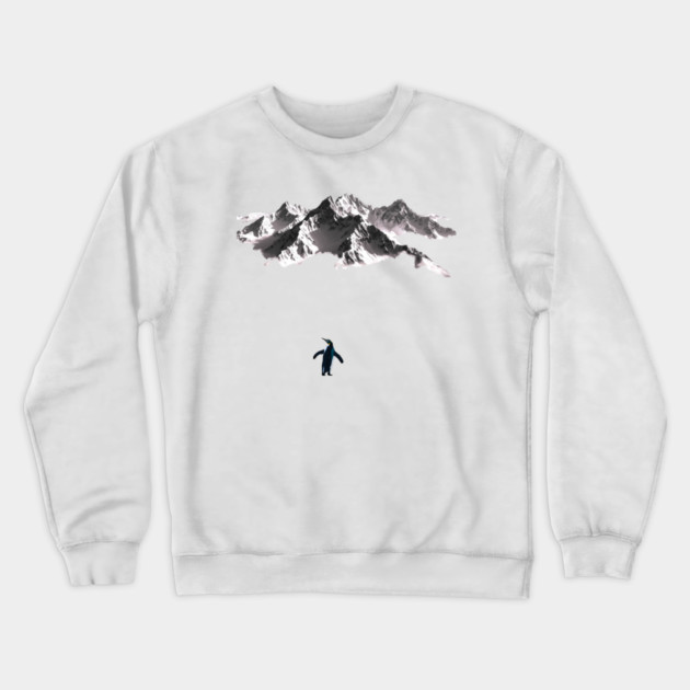 Nihilist Penguin Crewneck Sweatshirt by Creatifly Graphic Tees