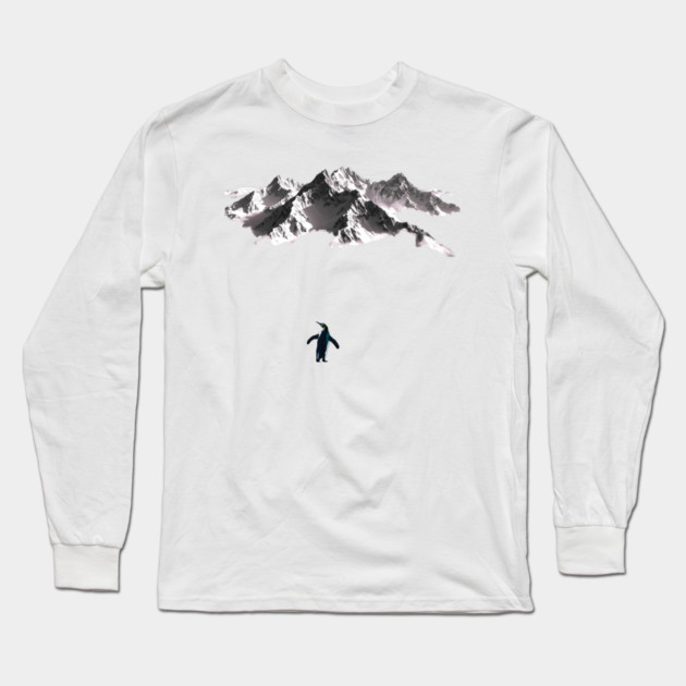 Nihilist Penguin Long Sleeve T-Shirt by Creatifly Graphic Tees
