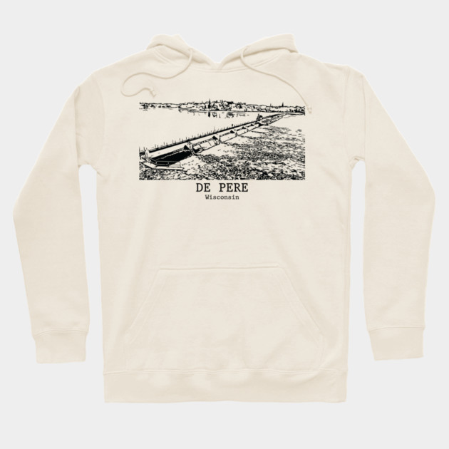 De Pere - Wisconsin Hoodie by Lakeric