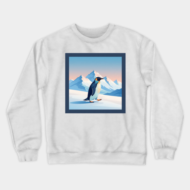 Nihilist Penguin Crewneck Sweatshirt by Creatifly Graphic Tees