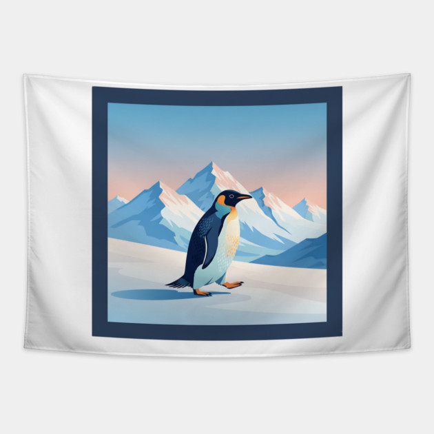 Nihilist Penguin Tapestry by Creatifly Graphic Tees