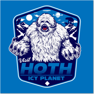 Visit the icy planet Posters and Art