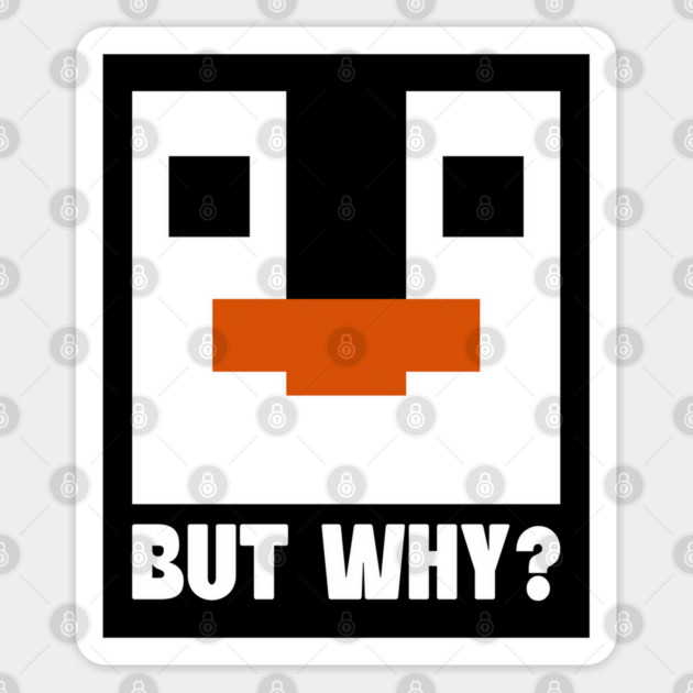 Nihilist-Penguin Sticker by Megadorim