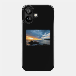 Collywell Bay Sunrise Phone Case