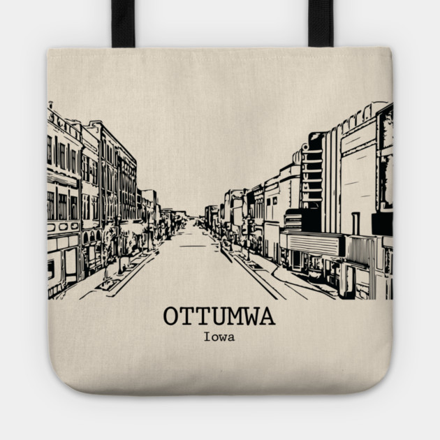 Ottumwa - Iowa Tote by Lakeric