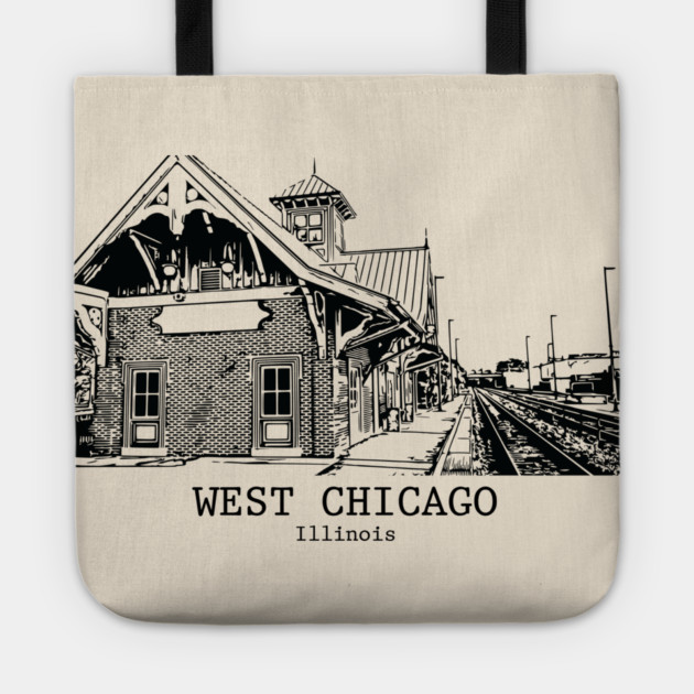 West Chicago - Illinois Tote by Lakeric