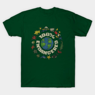 100% Endangered 1992 T-Shirt