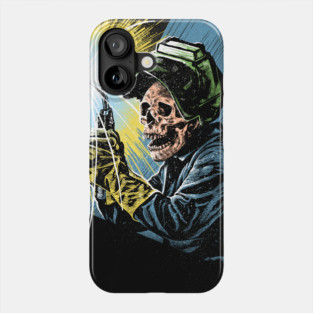 Welder skull Phone Case