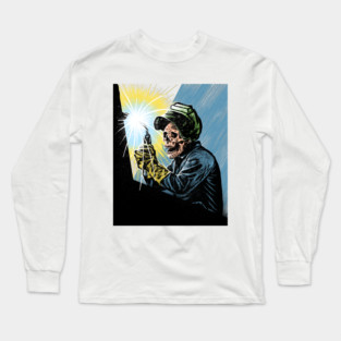 Welder skull Long Sleeve T-Shirt