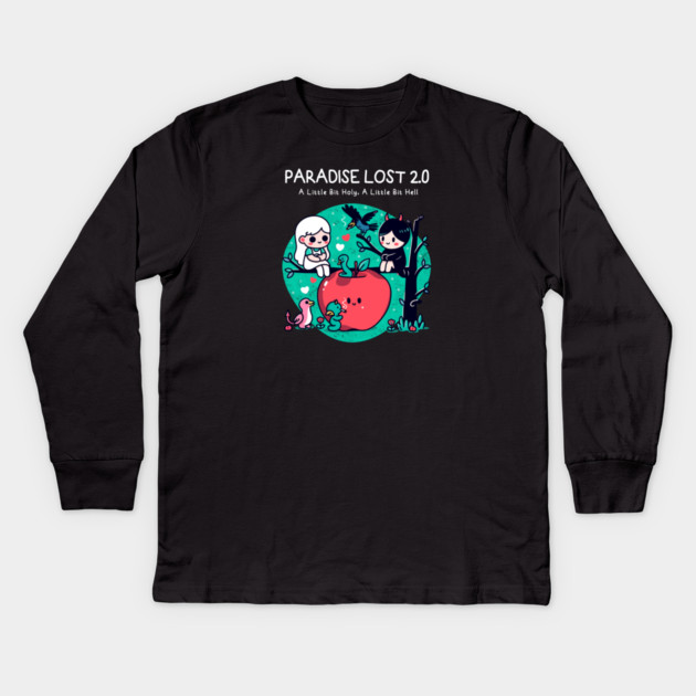 PARADISE LOST Kids Long Sleeve T-Shirt by artslaves