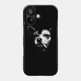 Dog-Smoking-Cigarette Phone Case