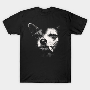 Dog-Smoking-Cigarette T-Shirt