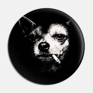 Dog-Smoking-Cigarette Pin
