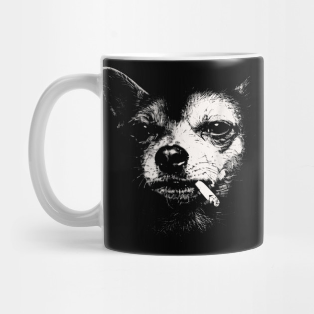Dog-Smoking-Cigarette by dtr_art