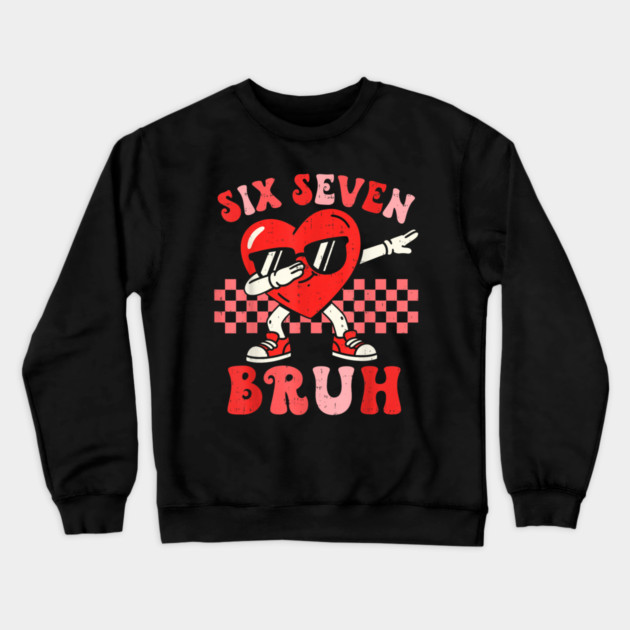 Bruh It's My 100 Days Of School Crewneck Sweatshirt by dtr_art