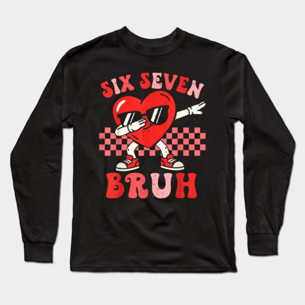Bruh It's My 100 Days Of School Long Sleeve T-Shirt by dtr_art