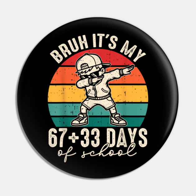 100 Days Of School 67+33 Pin by dtr_art