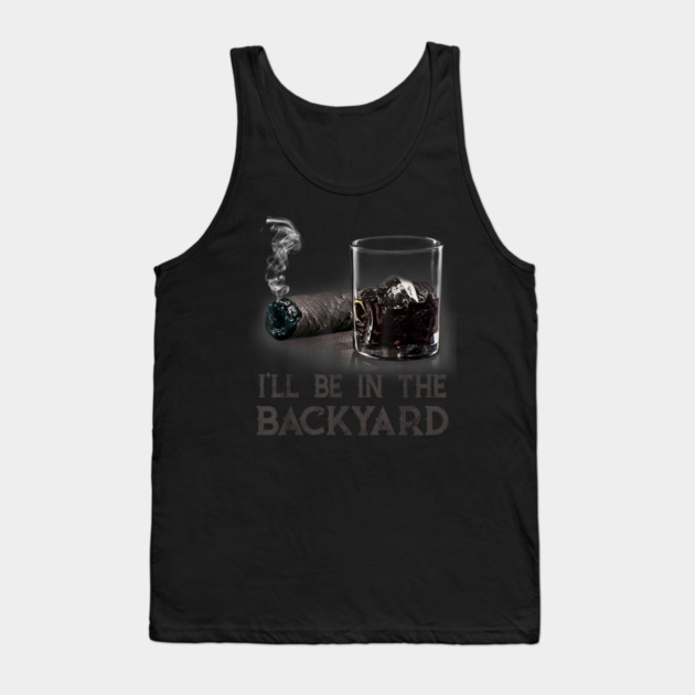 Ill-Be-In-The-Backyard Tank Top by dtr_art