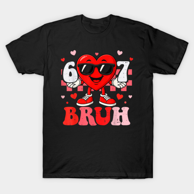 Bruh It's My 100 Days Of School T-Shirt by dtr_art