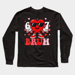 Bruh It's My 100 Days Of School Long Sleeve T-Shirt