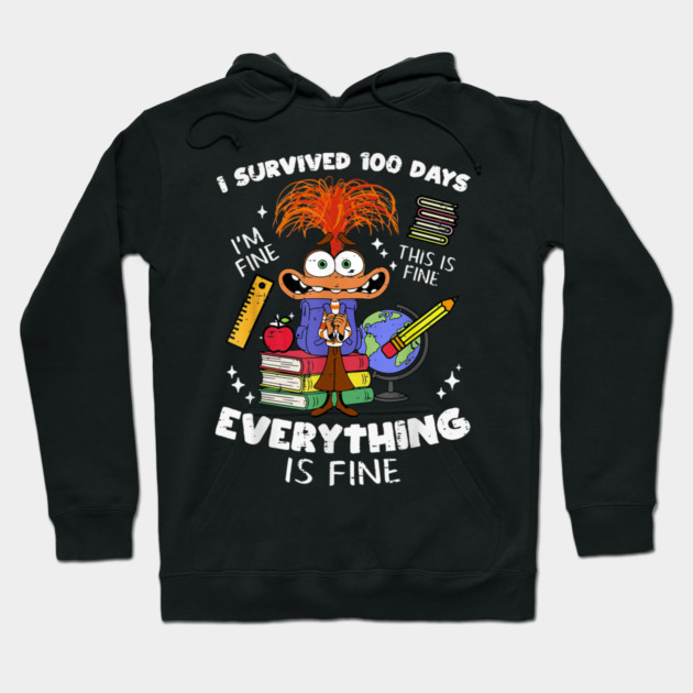 100 day of school Hoodie by dtr_art