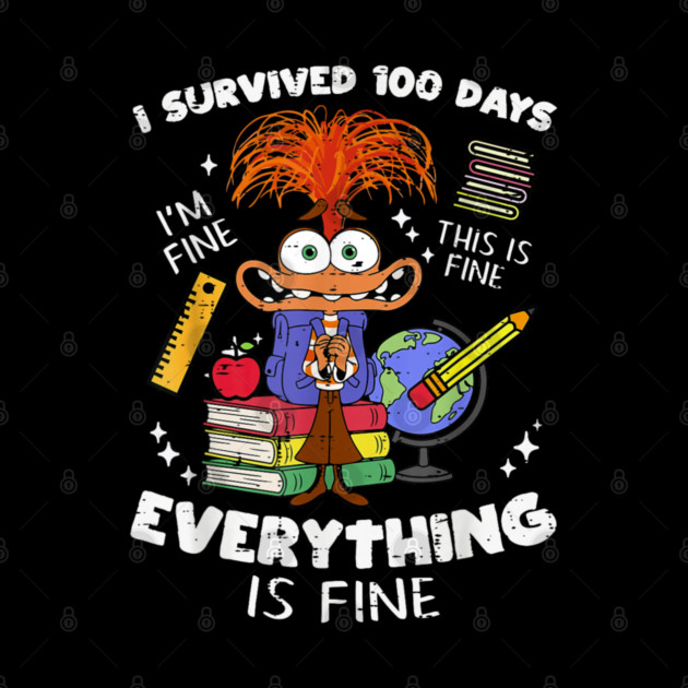 100 day of school by dtr_art