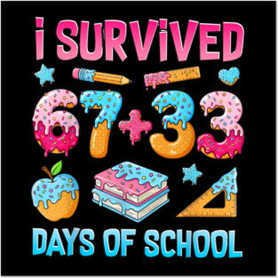 I-Survived-67-Days-of-School Posters and Art