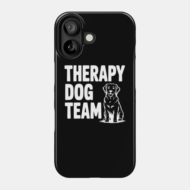 Therapy Dog Team Phone Case by Frank Ring