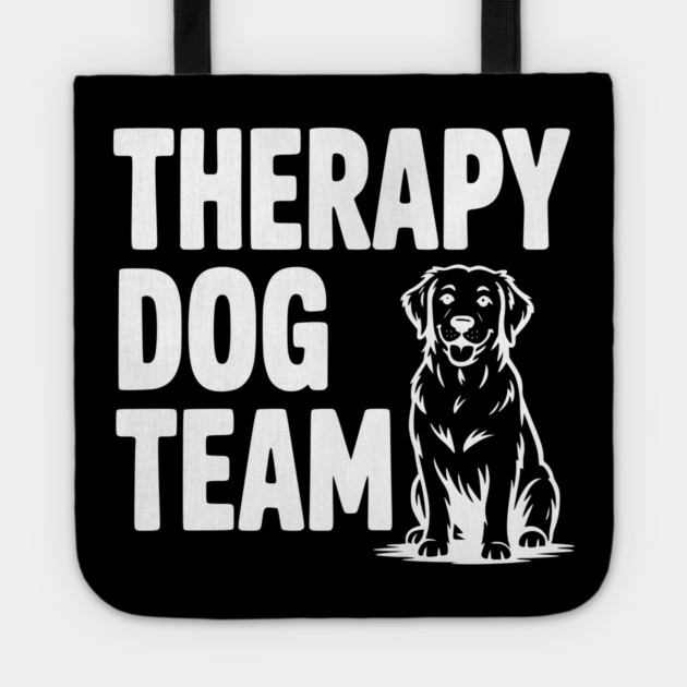Therapy Dog Team Tote by Frank Ring