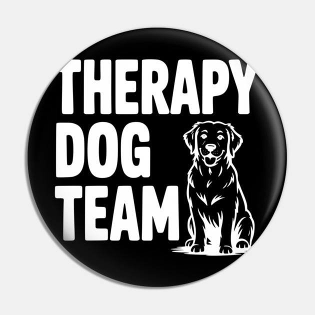 Therapy Dog Team Pin by Frank Ring