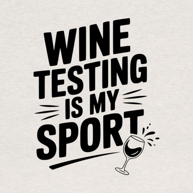 Wine Testing is My Sport by Frank Ring