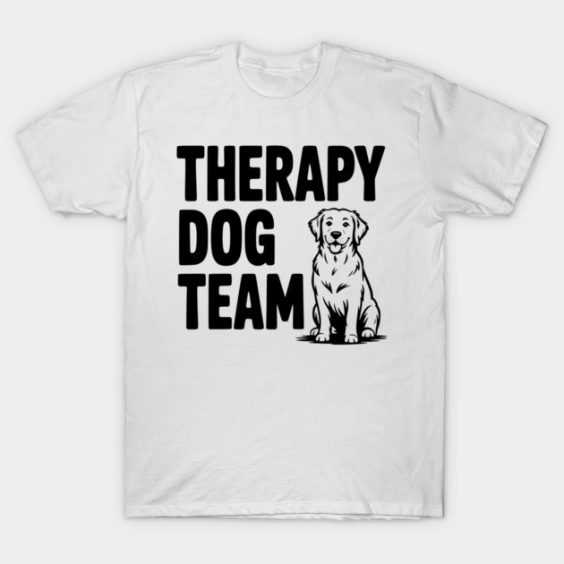Therapy Dog Team T-Shirt by Frank Ring