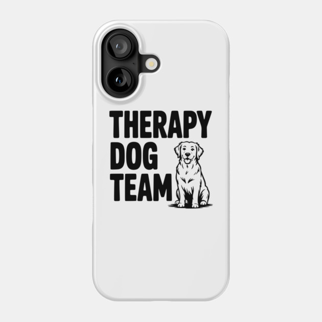 Therapy Dog Team Phone Case by Frank Ring