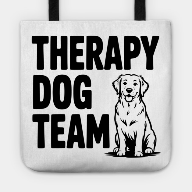 Therapy Dog Team Tote by Frank Ring