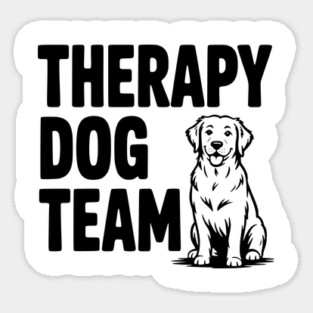 Therapy Dog Team Sticker
