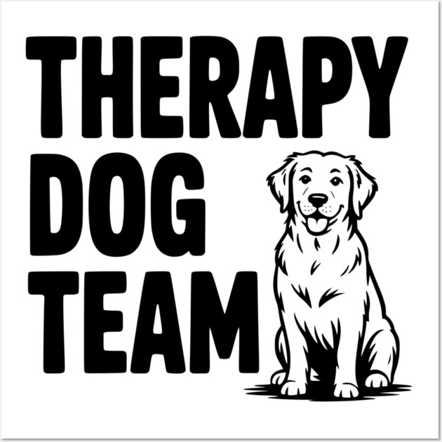 Therapy Dog Team Wall Art by Frank Ring