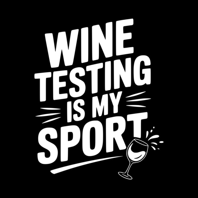 Wine Testing is My Sport by Frank Ring