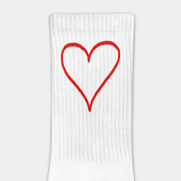 Small Red Heart For Valentine's Day by Creatifly Graphic Tees