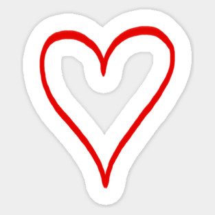 Small Red Heart For Valentine's Day Magnet