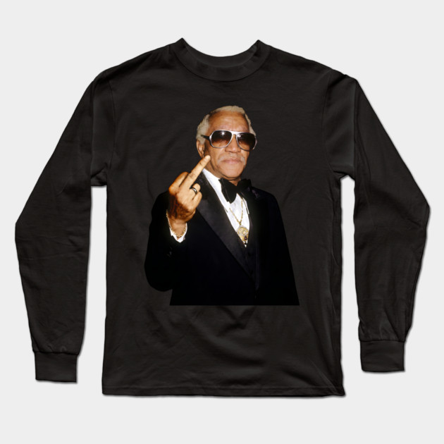 Redd Foxx Legend - Classic Attitude Long Sleeve T-Shirt by UrbanLifeApparel