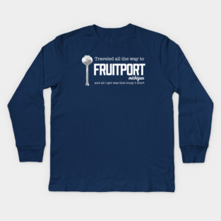 Fruitport Water Tower Kids Long Sleeve T-Shirt