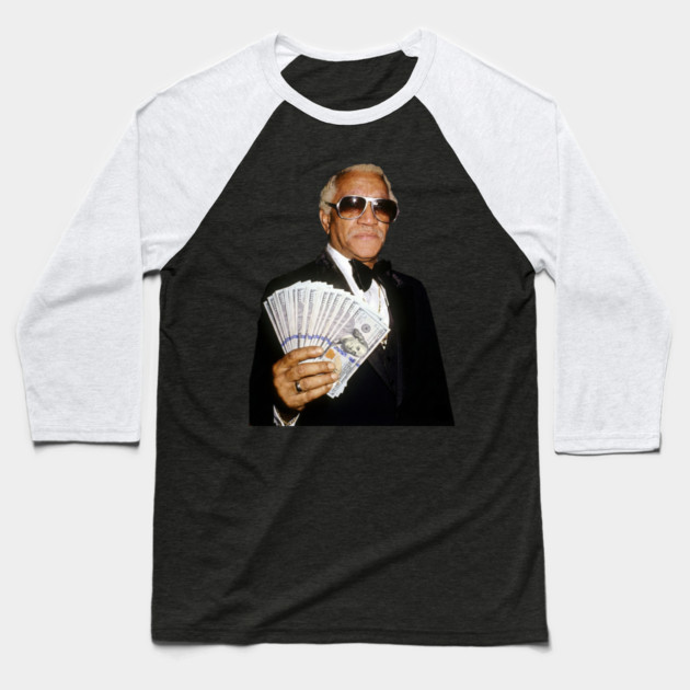 Redd Foxx - Cash Money Legend Baseball T-Shirt by UrbanLifeApparel