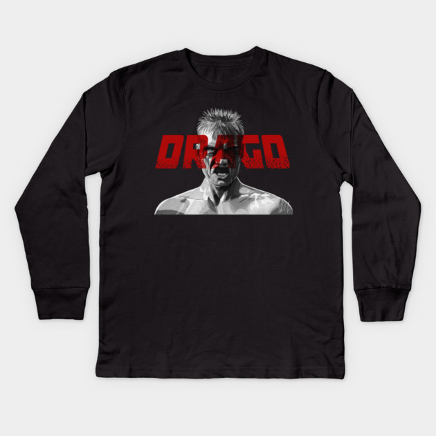 Rocky 4: DRAGO Kids Long Sleeve T-Shirt by 51Deesigns