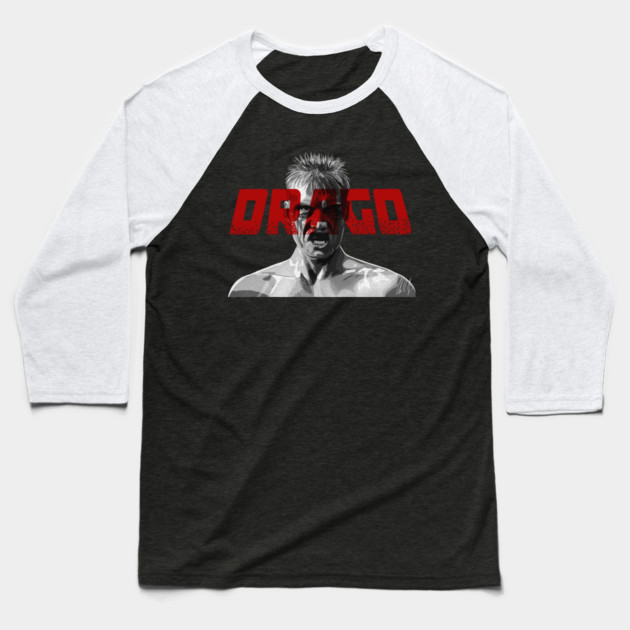 Rocky 4: DRAGO Baseball T-Shirt by 51Deesigns