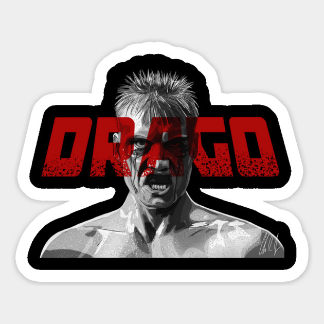 Rocky 4: DRAGO Magnet by 51Deesigns